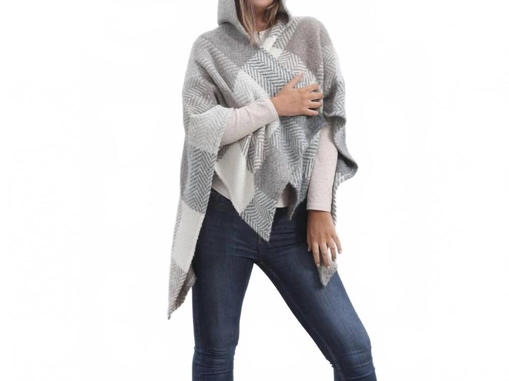 NEW BRANIGAN WEAVERS aoife cape in multi beige